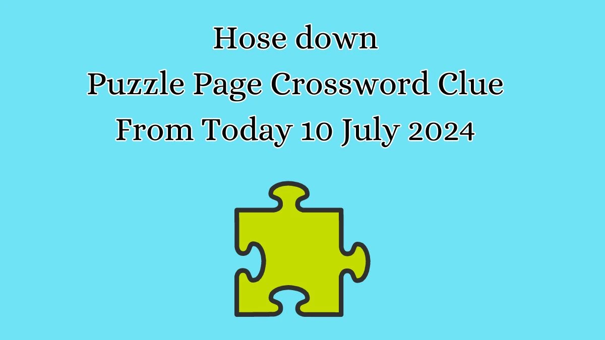 Hose down Puzzle Page