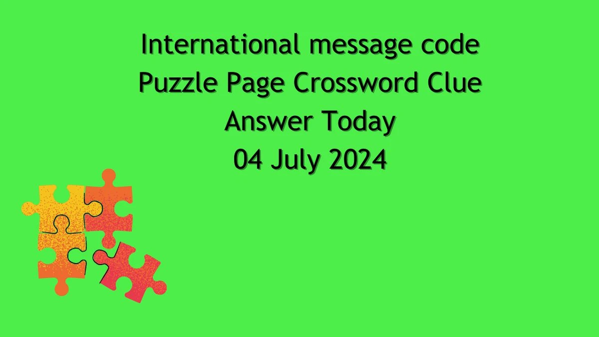 International message code Puzzle Page