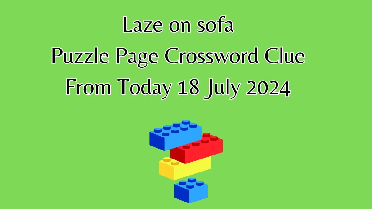 Laze on sofa Puzzle Page