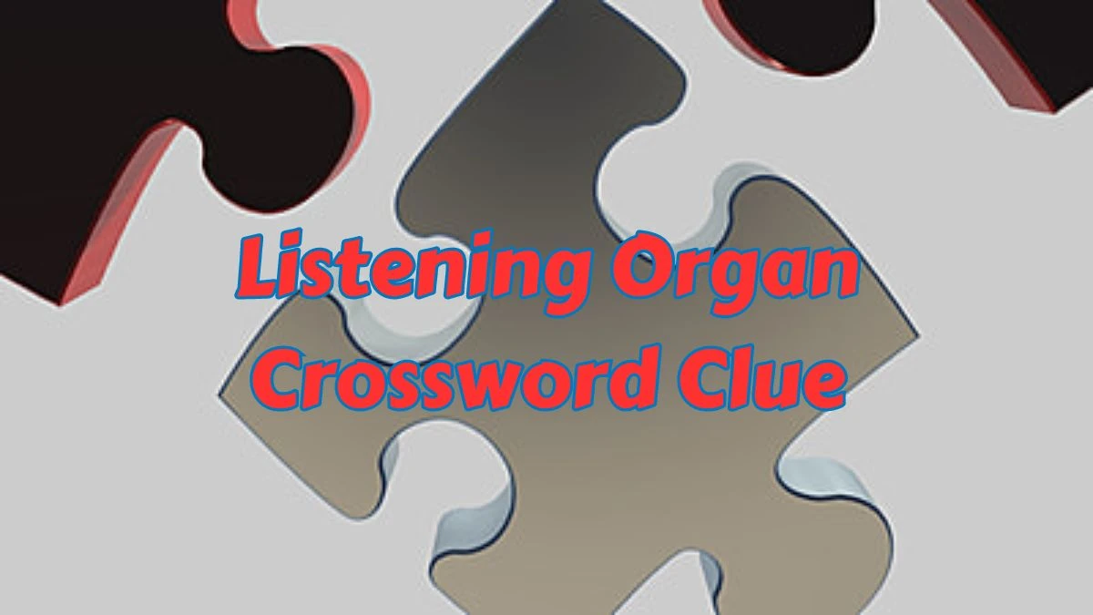 Listening Organ Crossword Clue 3 Letters