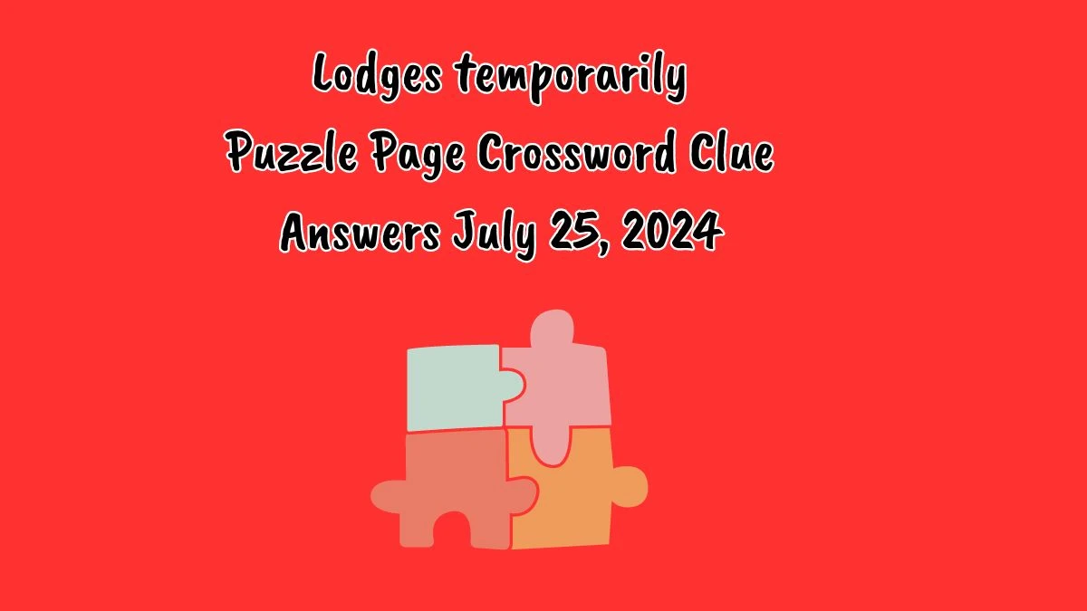 Lodges temporarily Puzzle Page