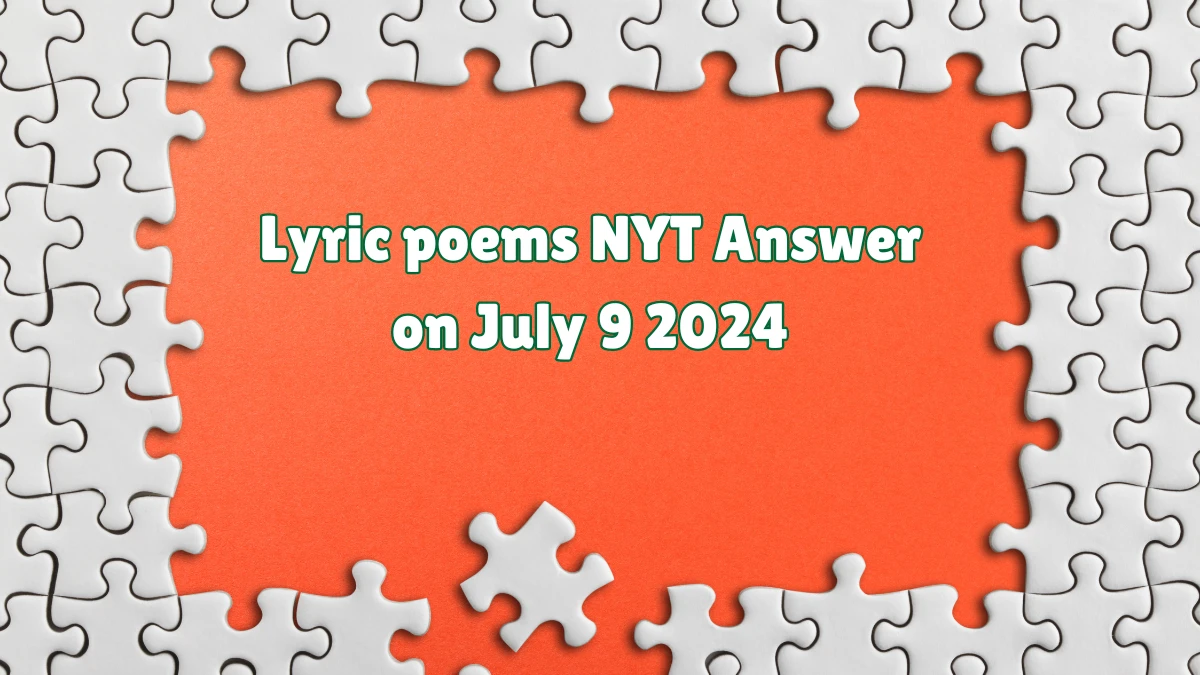 Lyric poems NYT