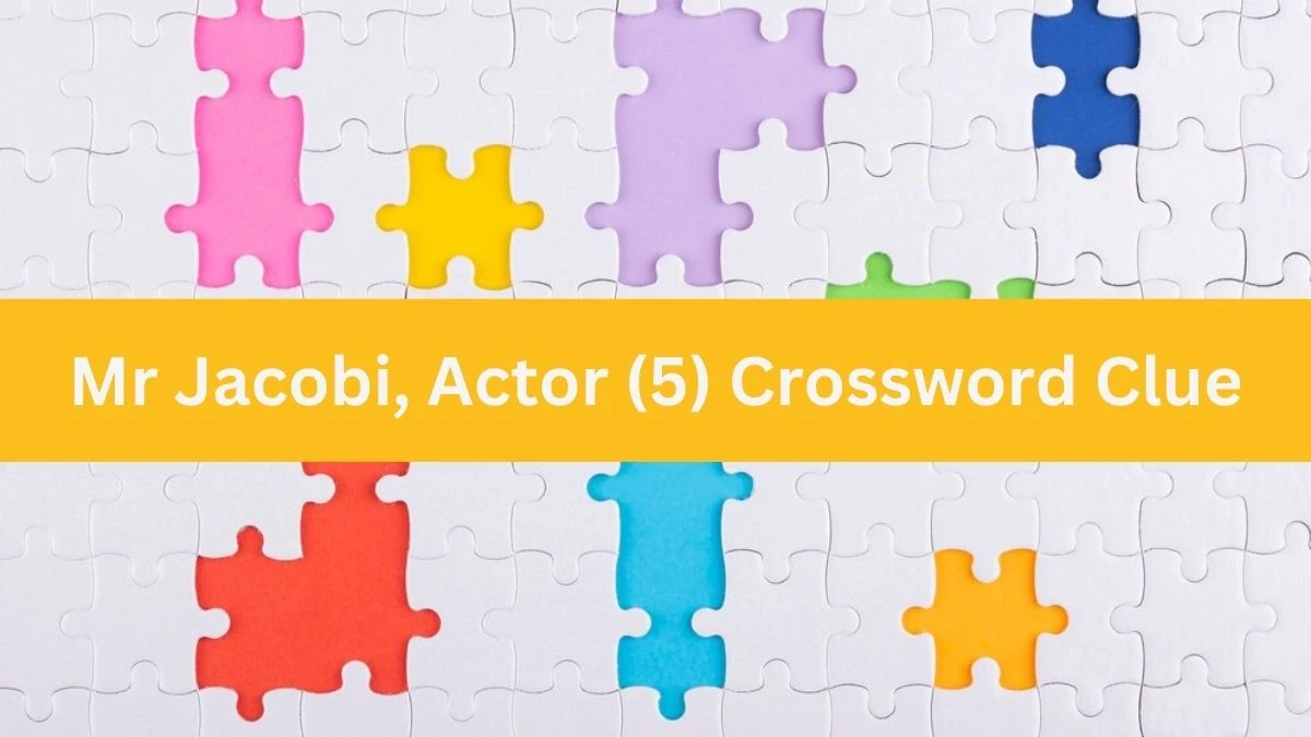 Mr Jacobi, Actor (5) Crossword Clue