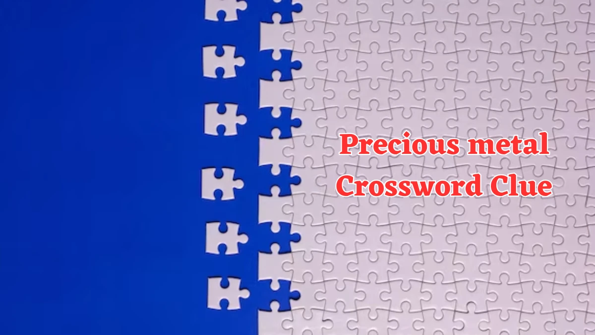 Precious metal Crossword Clue 4 Letters