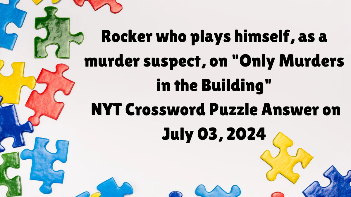 Rocker who plays himself, as a murder suspect, on 