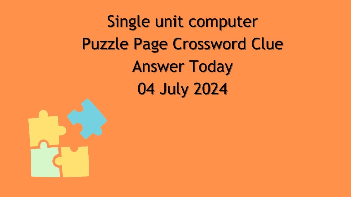 Single unit computer Puzzle Page