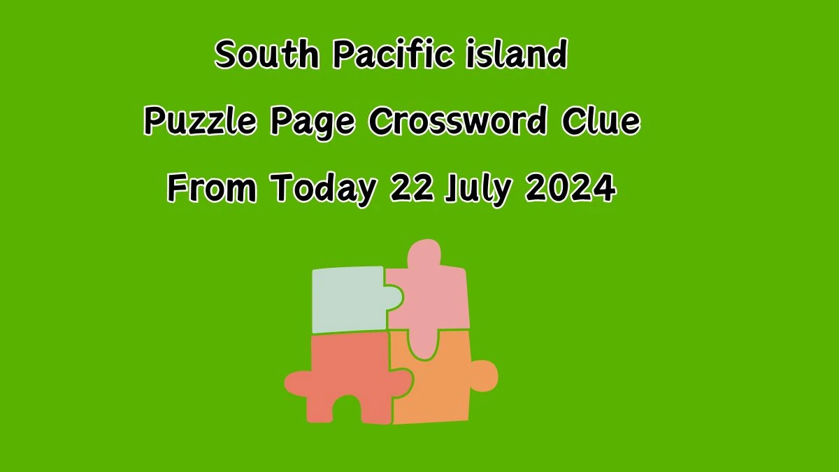 South Pacific island Puzzle Page