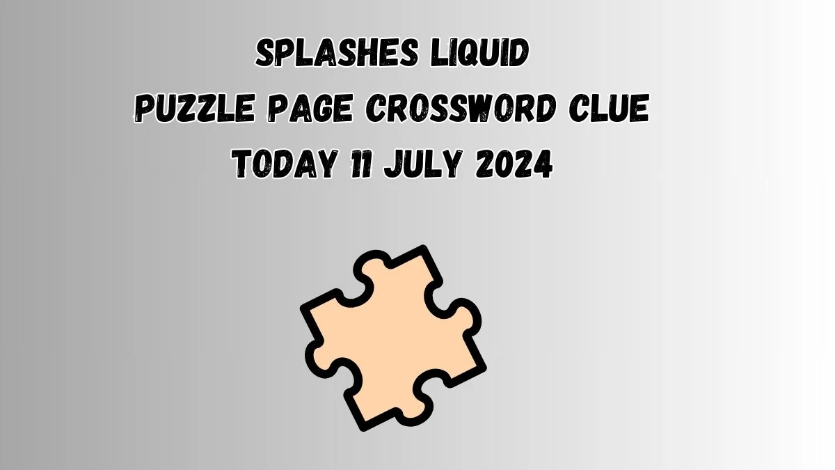 Splashes liquid Puzzle Page