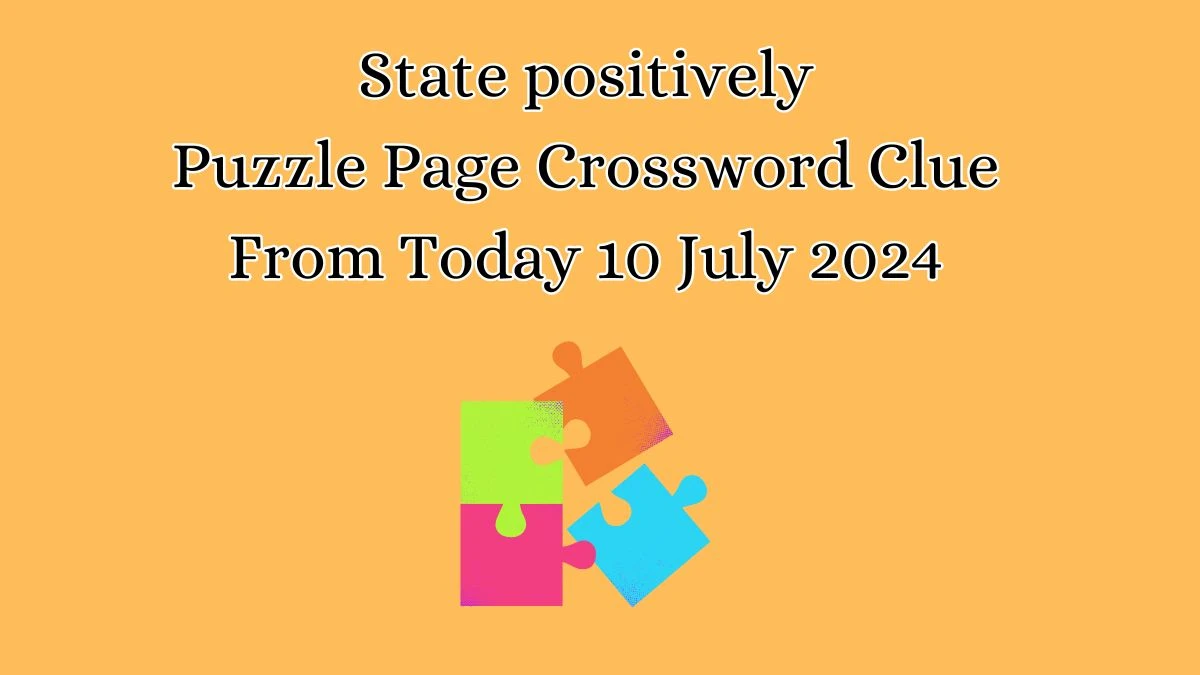 State positively Puzzle Page