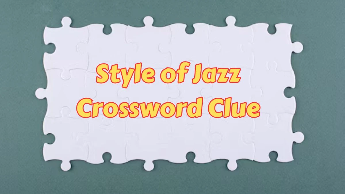 Style of Jazz Crossword Clue 5 Letters