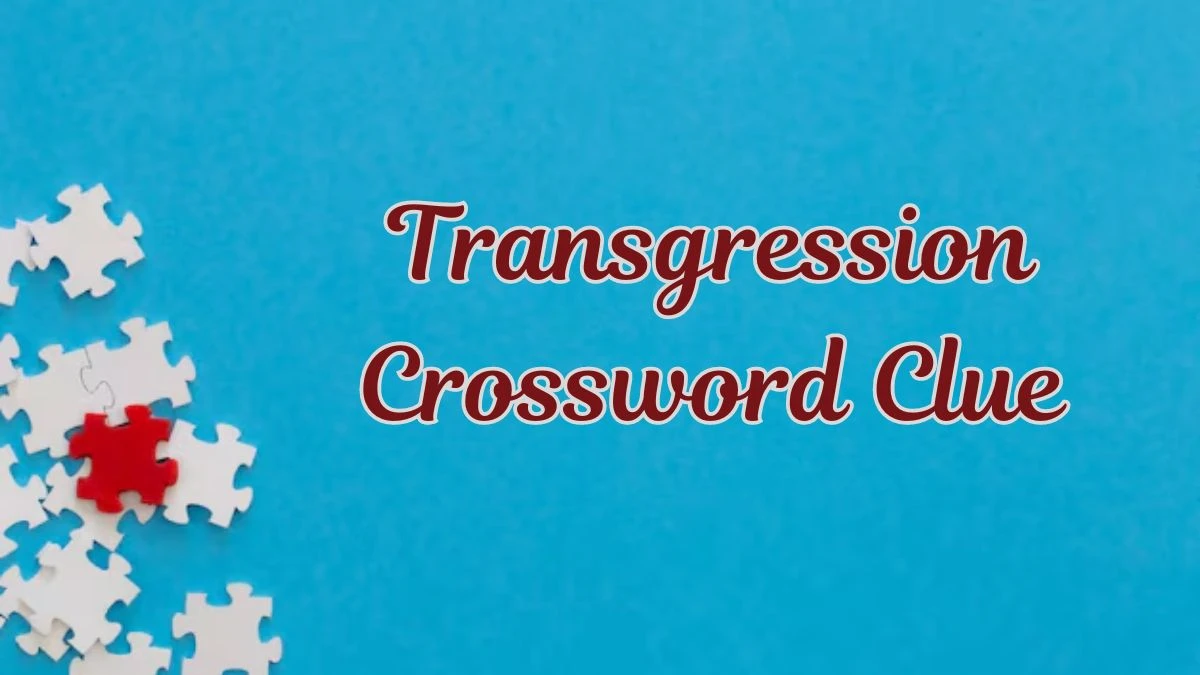 Transgression Crossword Clue 3 Letters