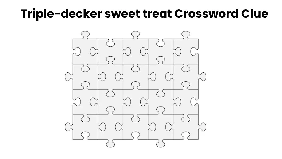 Triple-decker sweet treat Crossword Clue