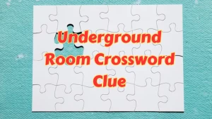 Underground Room Crossword Clue 6 Letters