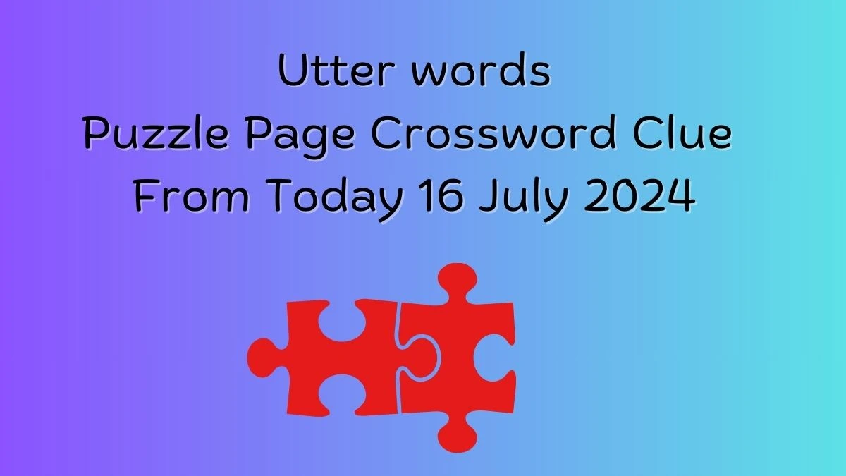 Utter words Puzzle Page