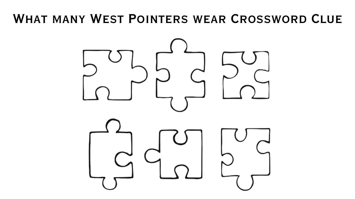 What many West Pointers wear Crossword Clue