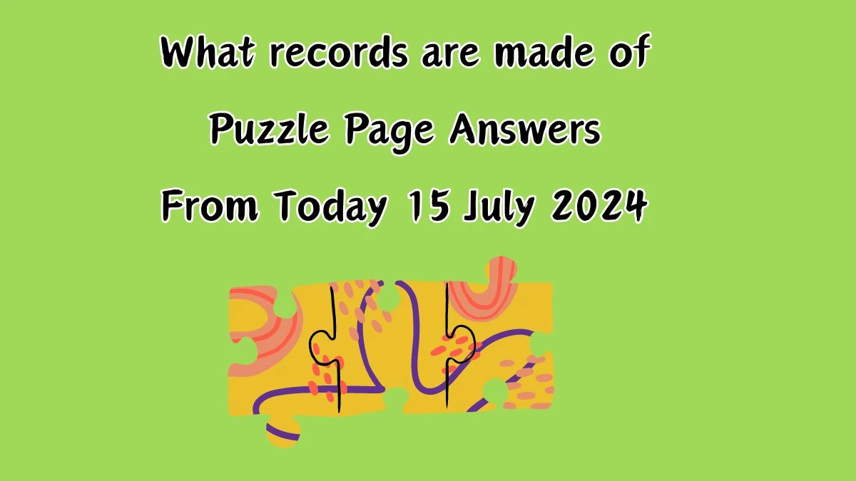 What records are made of Puzzle Page