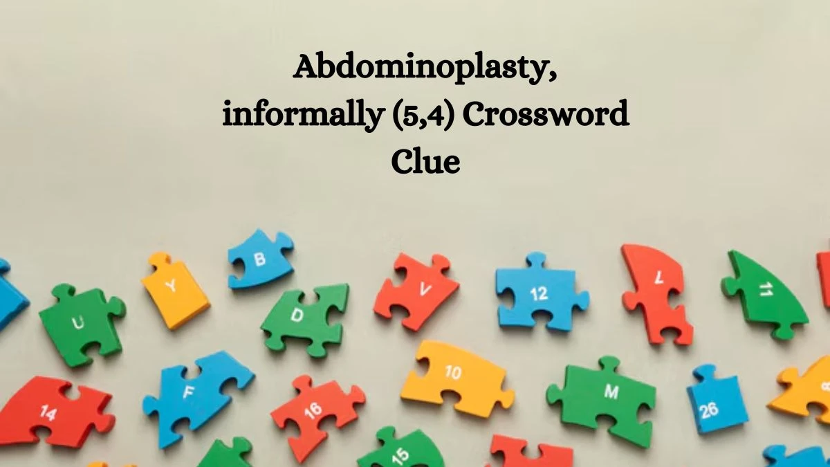 Abdominoplasty, informally (5,4) Crossword Clue 9 Letters