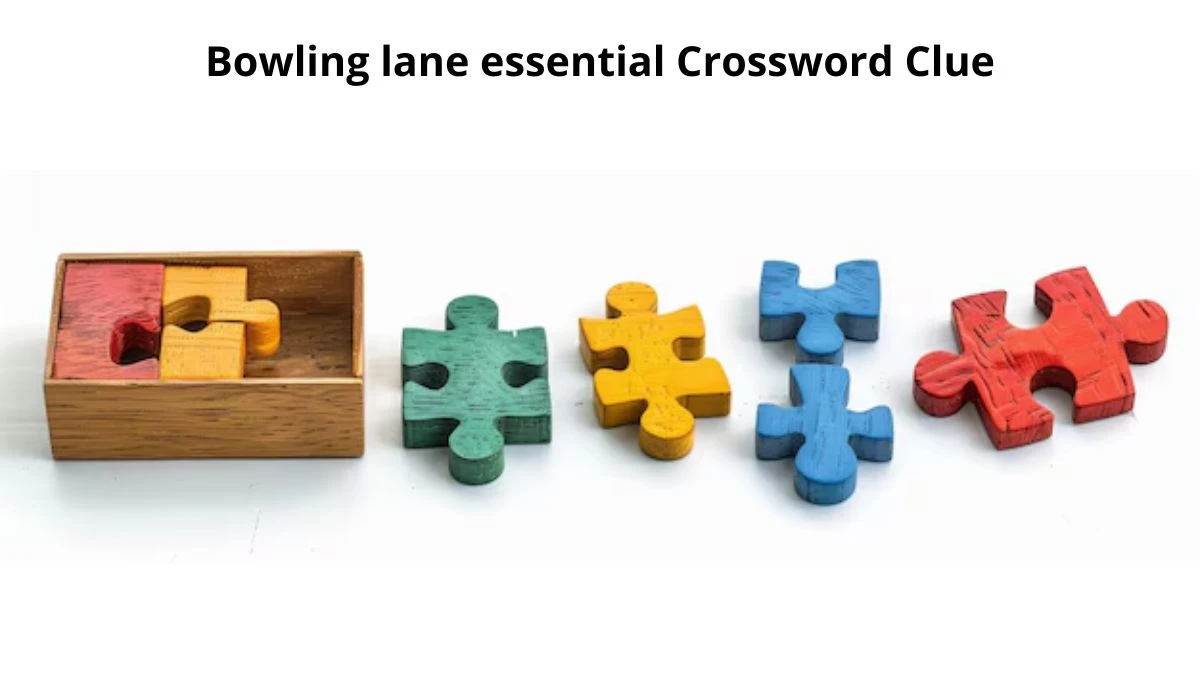 Bowling lane essential Crossword Clue