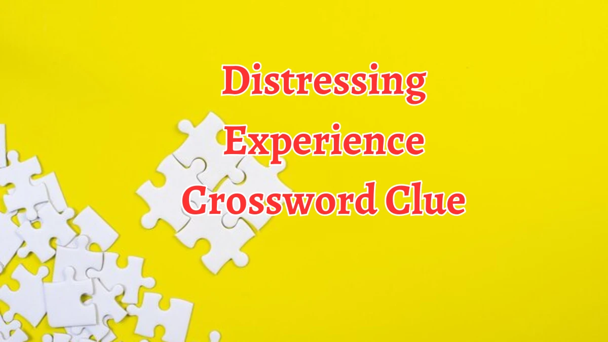 Distressing Experience Crossword Clue 6 Letters