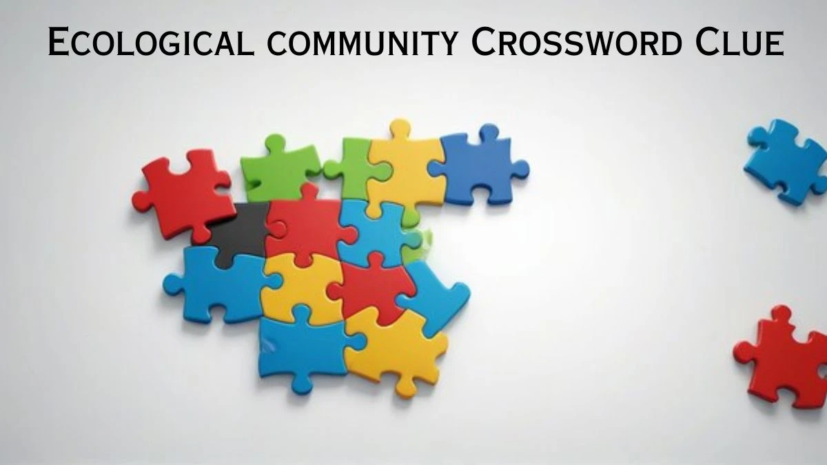 Ecological community Crossword Clue