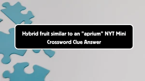 Hybrid fruit similar to an aprium NYT