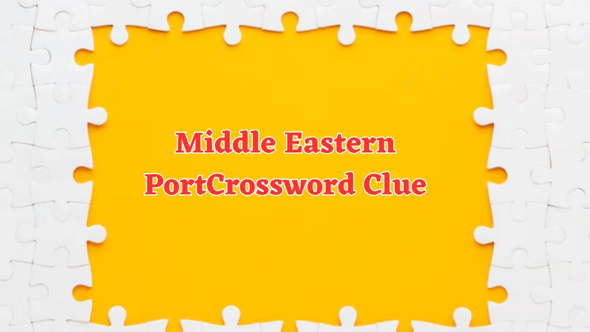 Middle Eastern Port Crossword Clue 4 Letters