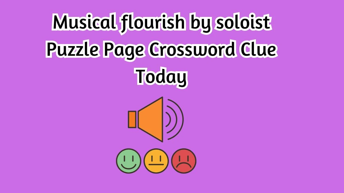 Musical flourish by soloist Puzzle Page