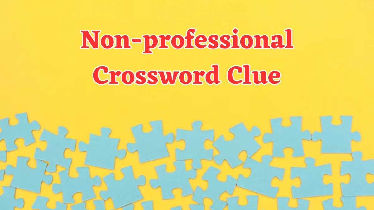 Non-professional Crossword Clue