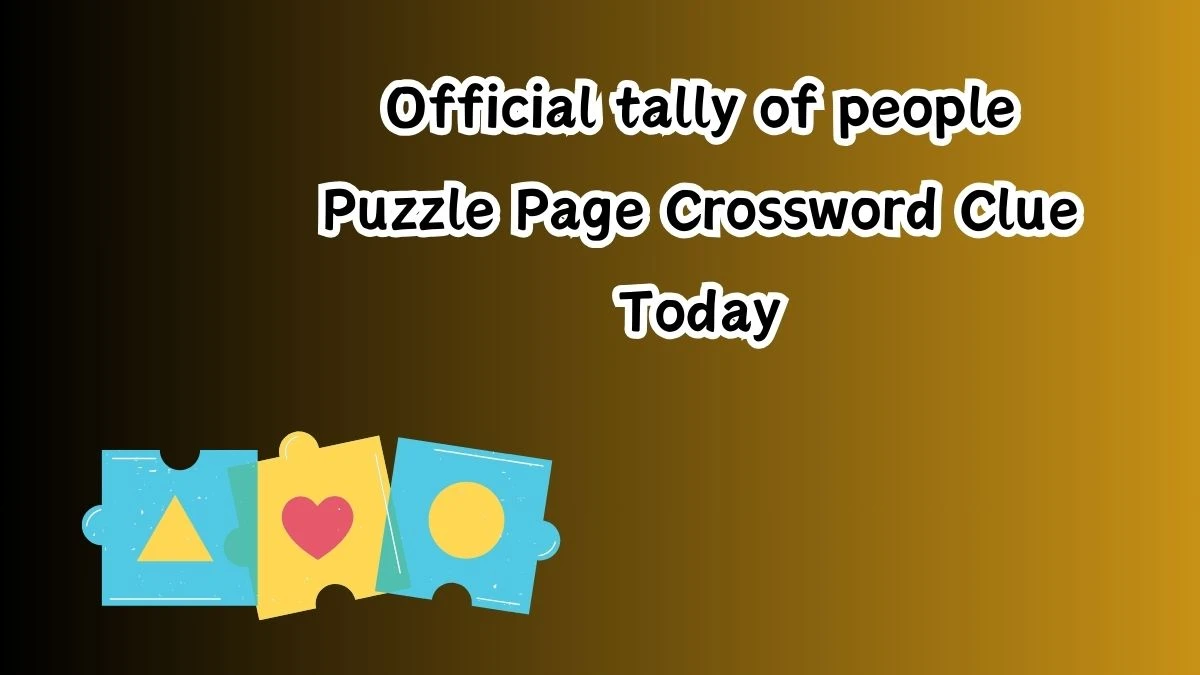 Official tally of people Puzzle Page