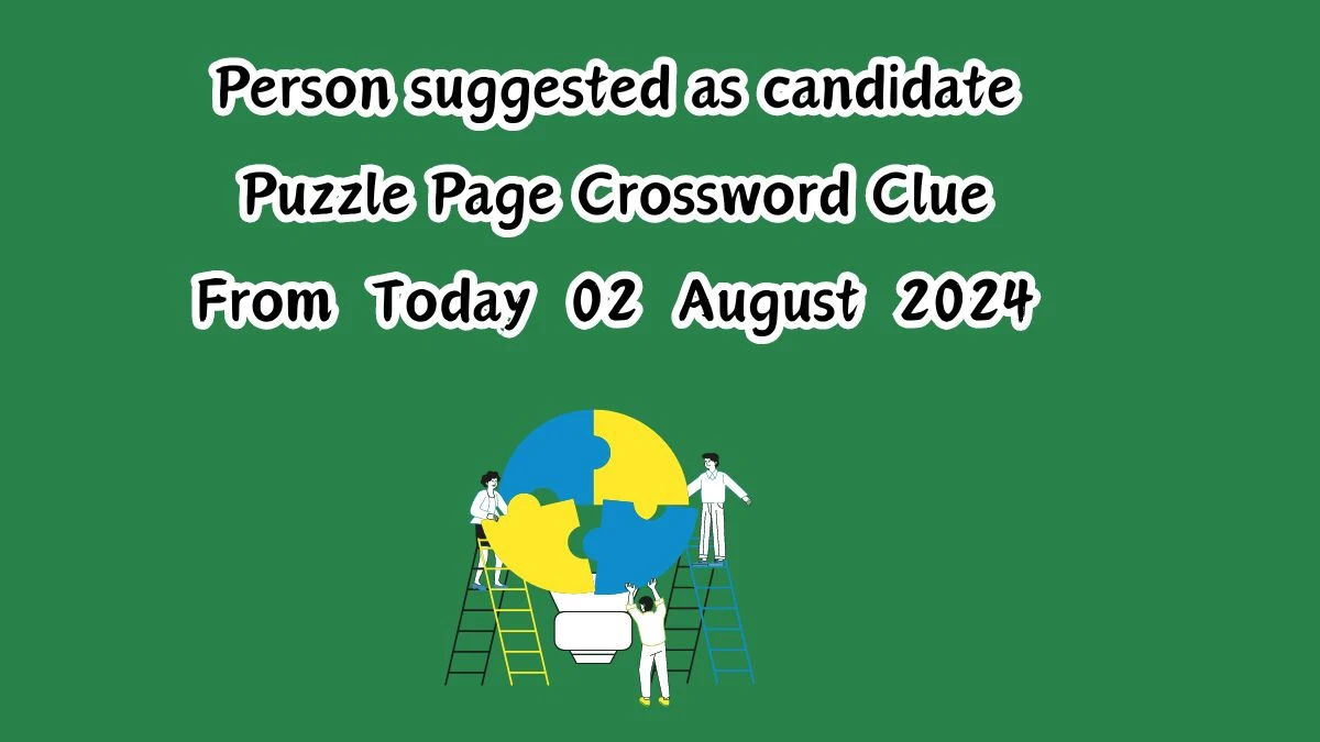 Person suggested as candidate Puzzle Page