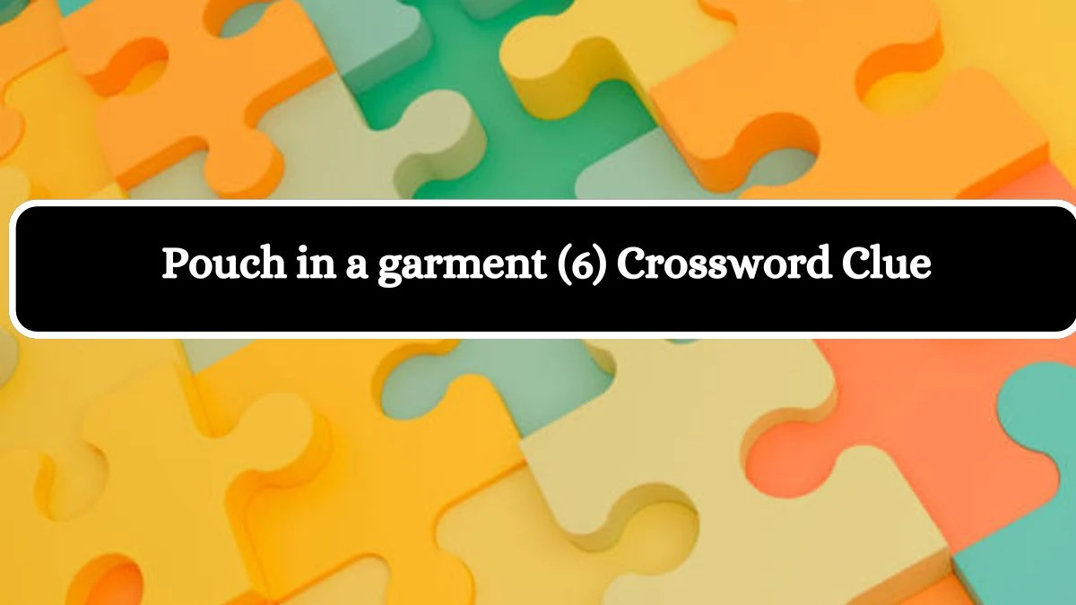 Pouch in a garment (6) Crossword Clue