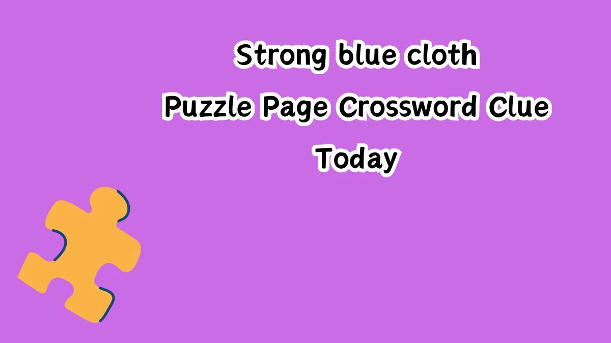 Strong blue cloth Puzzle Page