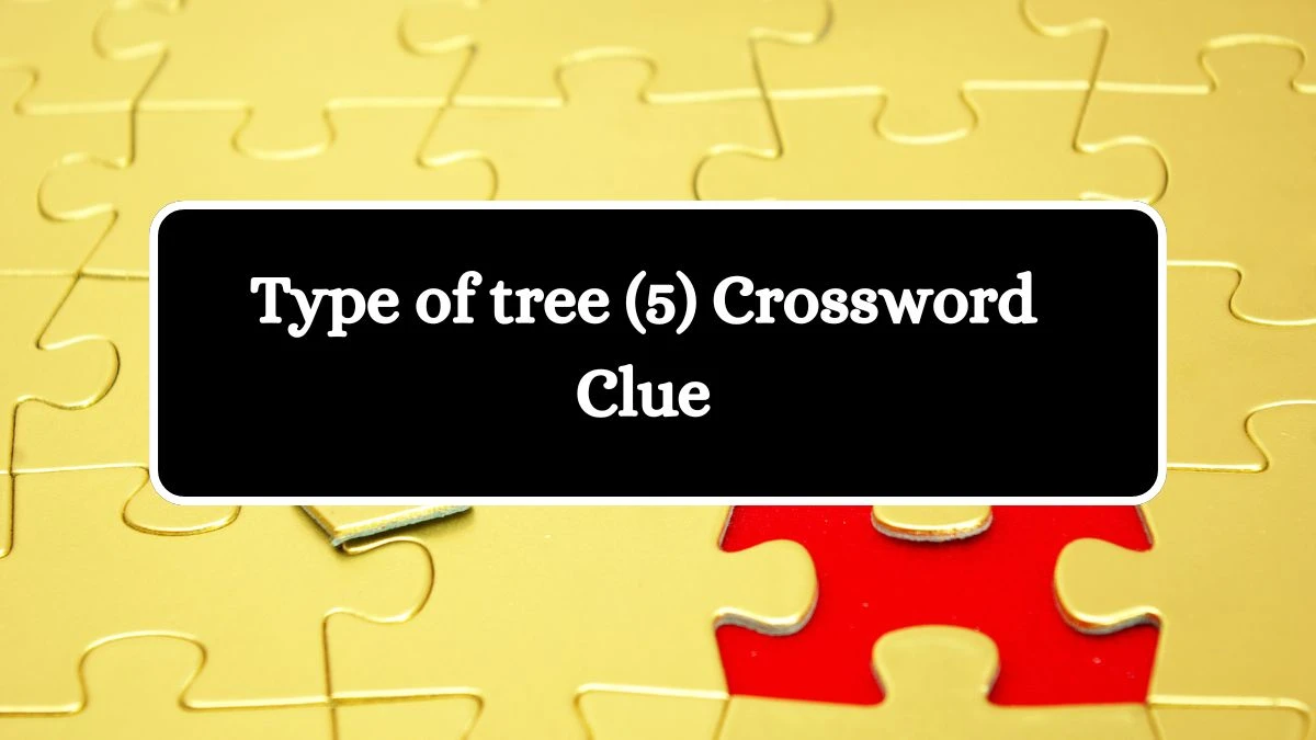 Type of tree (5) Crossword Clue 5 Letters