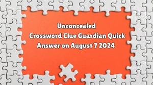 Unconcealed Crossword