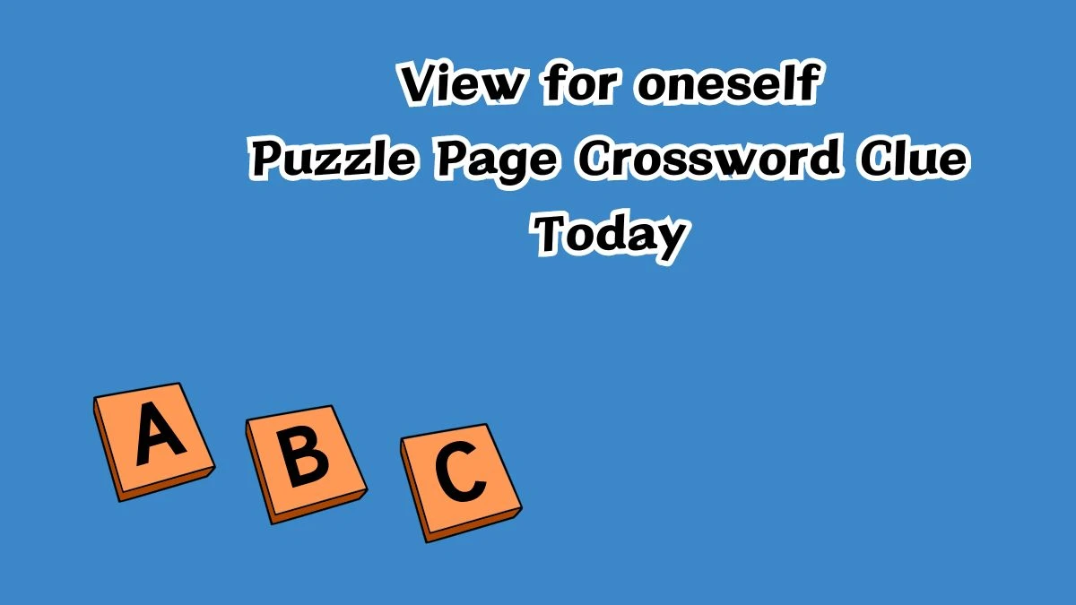 View for oneself Puzzle Page