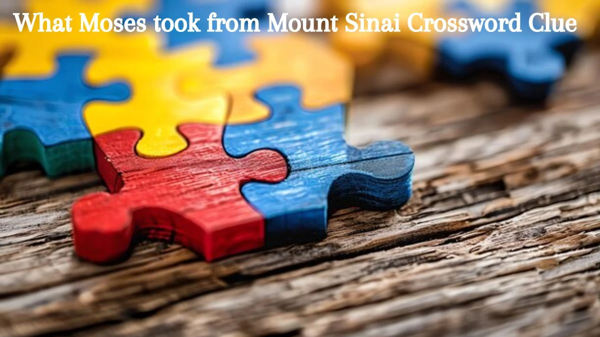 What Moses took from Mount Sinai