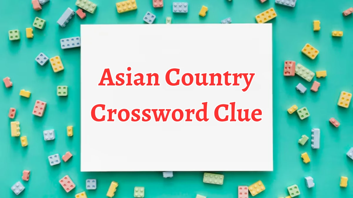 Asian Country Crossword Clue 5 Letters