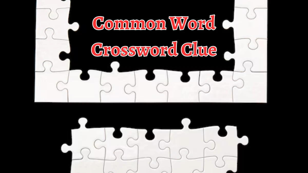 Common Word Crossword Clue 3 Letters