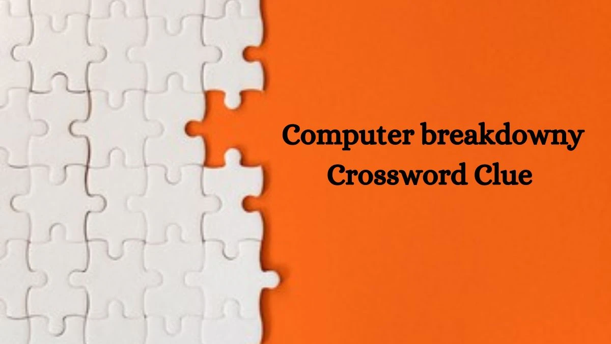 Computer breakdown Crossword Clue