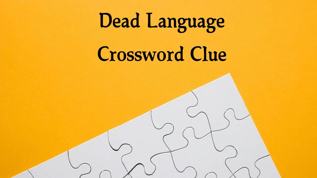 Dead Language Crossword Clue