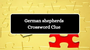 German shepherds Crossword Clue 9 Letters