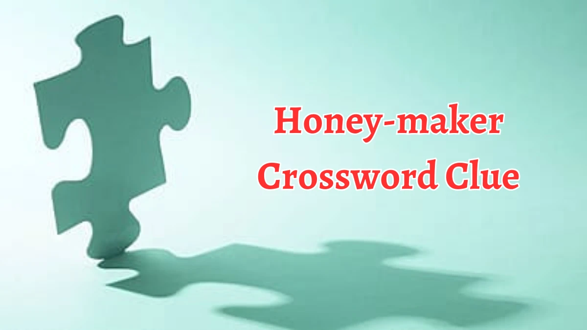 Honey-maker Crossword Clue 3 Letters