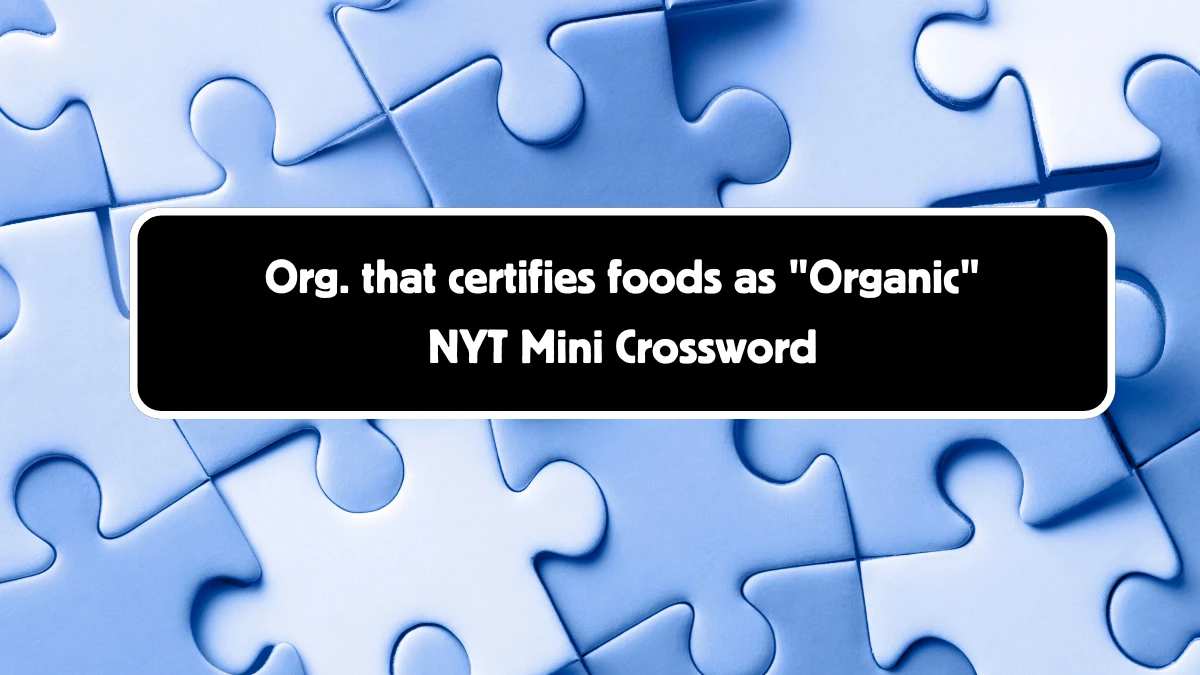 Org. that certifies foods as 