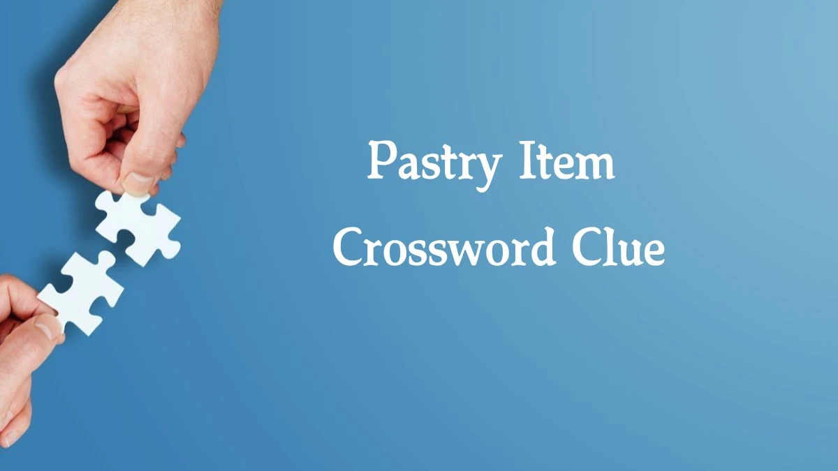 Pastry Item Crossword Clue