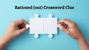 Rationed (out) Crossword Clue