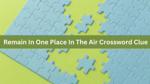 Remain In One Place In The Air Crossword Clue