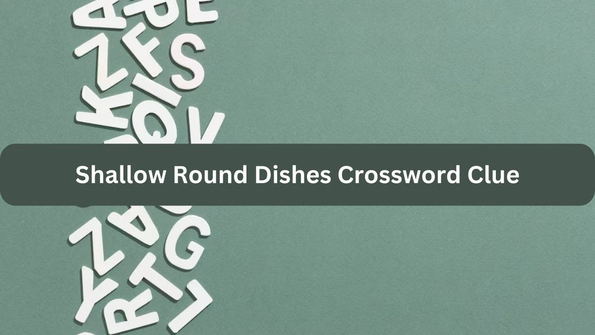 Shallow Round Dishes Crossword Clue