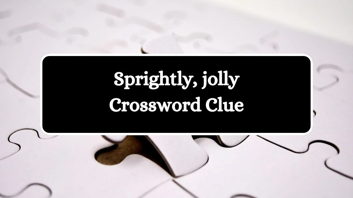 Sprightly, jolly Puzzle Page