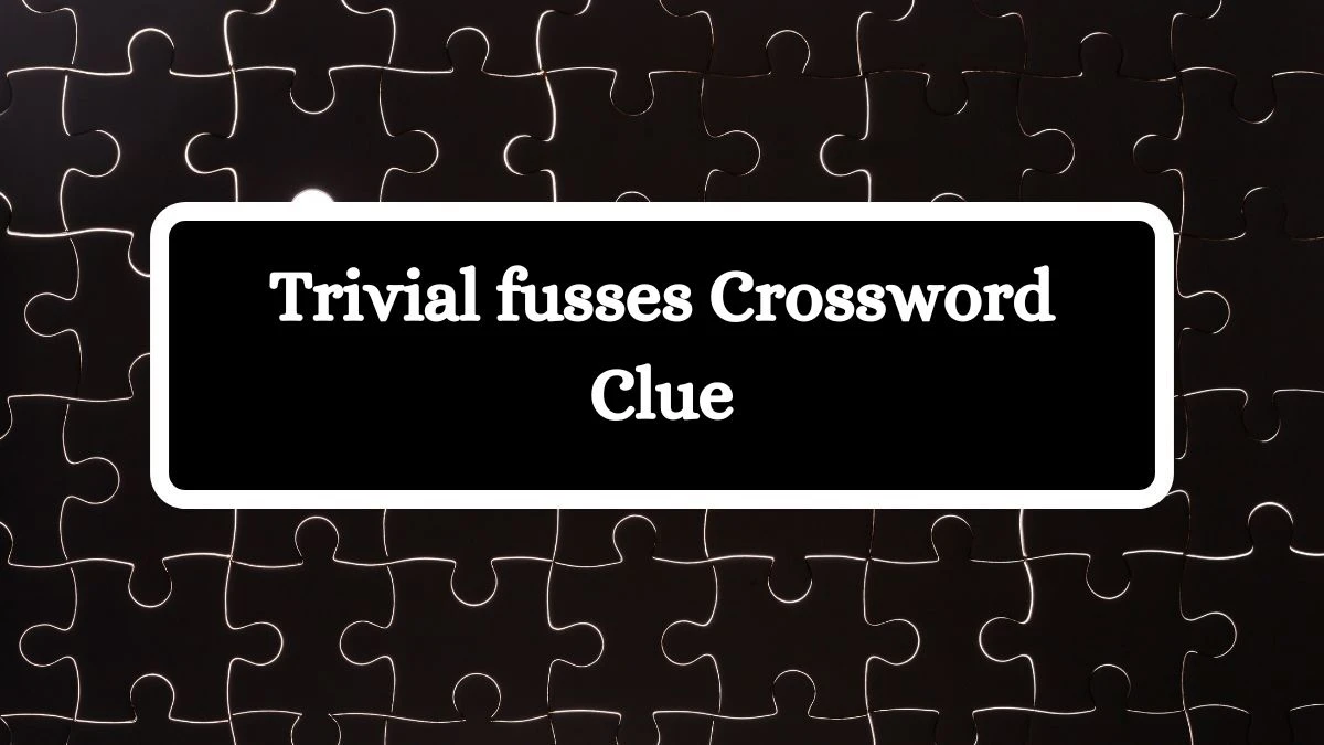 Trivial fusses Crossword Clue