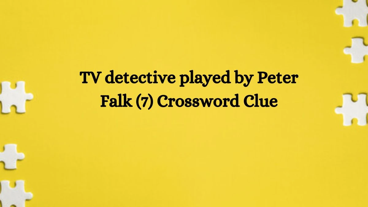 TV detective played by Peter Falk (7) Crossword Clue